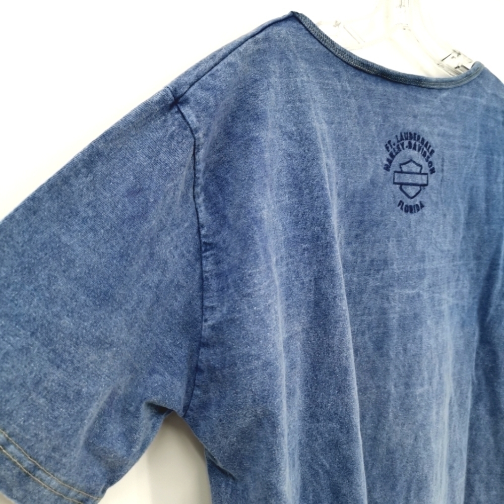 Harley Davidson Florida Vtg Women's L Shirt USA - Picture 10 of 11